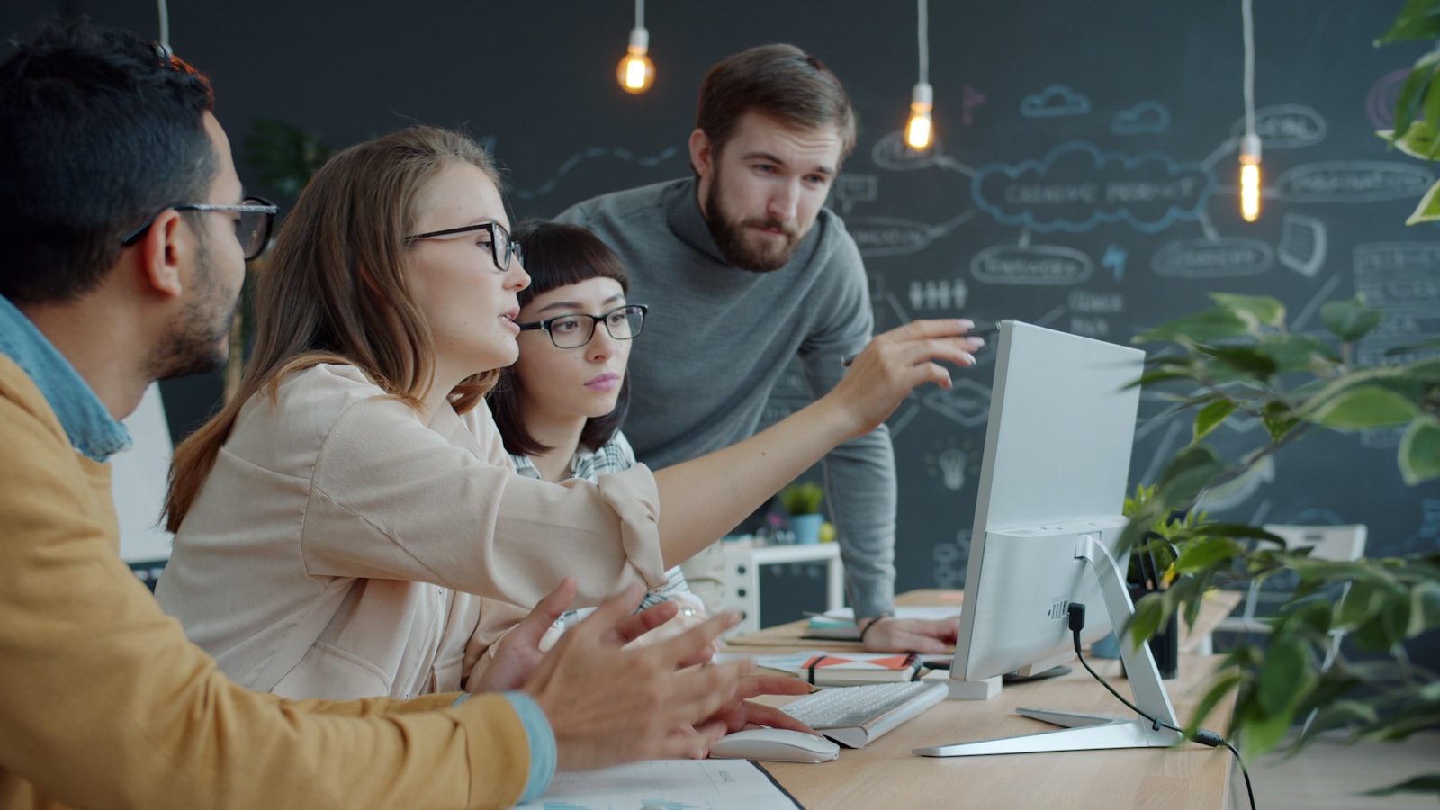 The Clirah team reviewing an automation build together